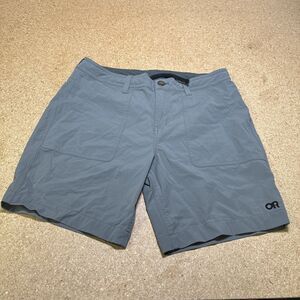 Outdoor Research Ferrosi Shorts Womens 8 Gray Hiking 7 Inch Inseam I1